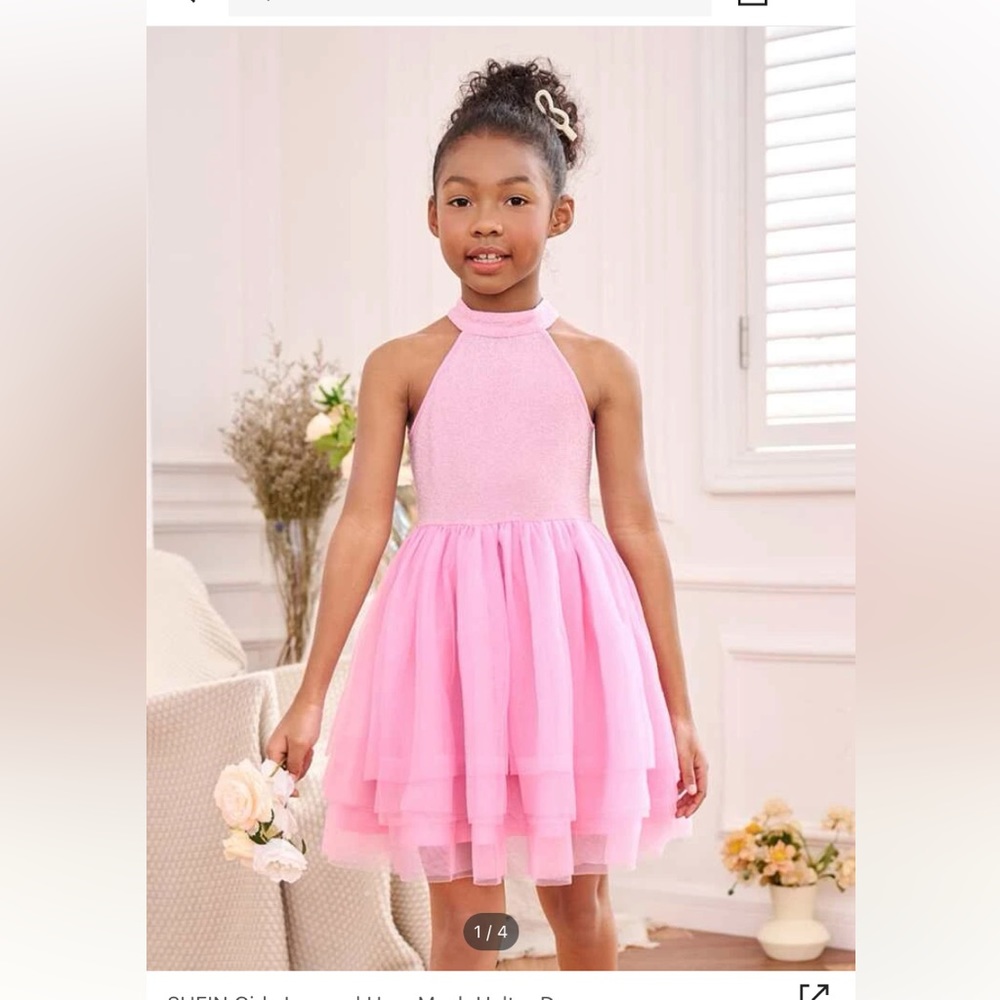 Pink formal dress